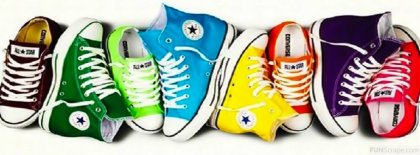 Colorful Converse Cover Facebook Covers